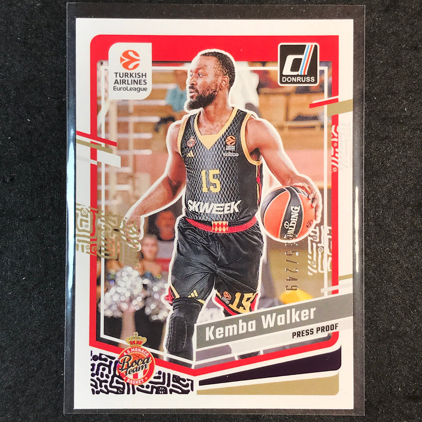 2023-24 Donruss Euroleague KEMBA WALKER Base Purple Press Proof /249 #27