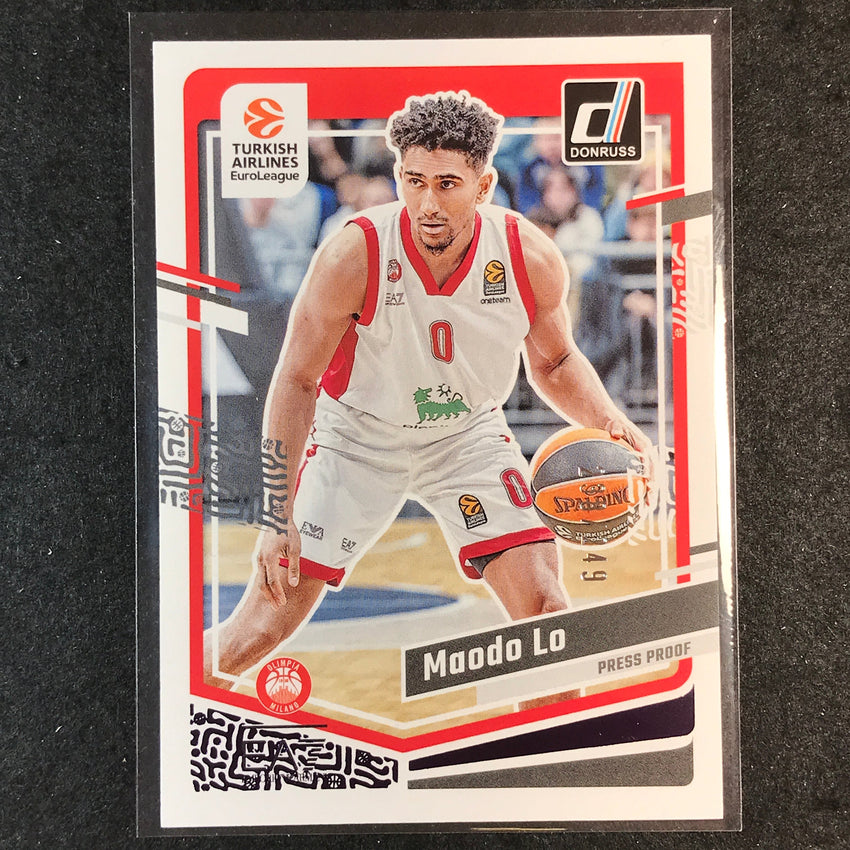 2023-24 Donruss Euroleague MAODO LO Base Purple Press Proof /249 #71