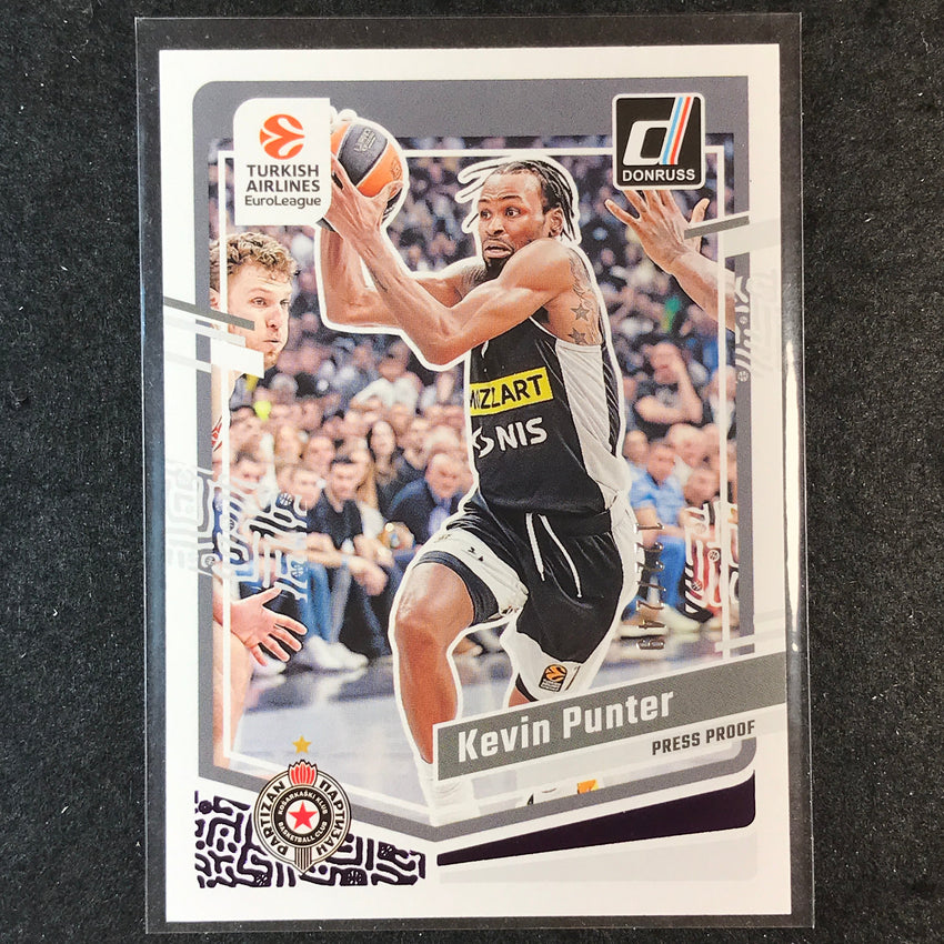 2023-24 Donruss Euroleague KEVIN PUNTER Base Purple Press Proof /249 #82