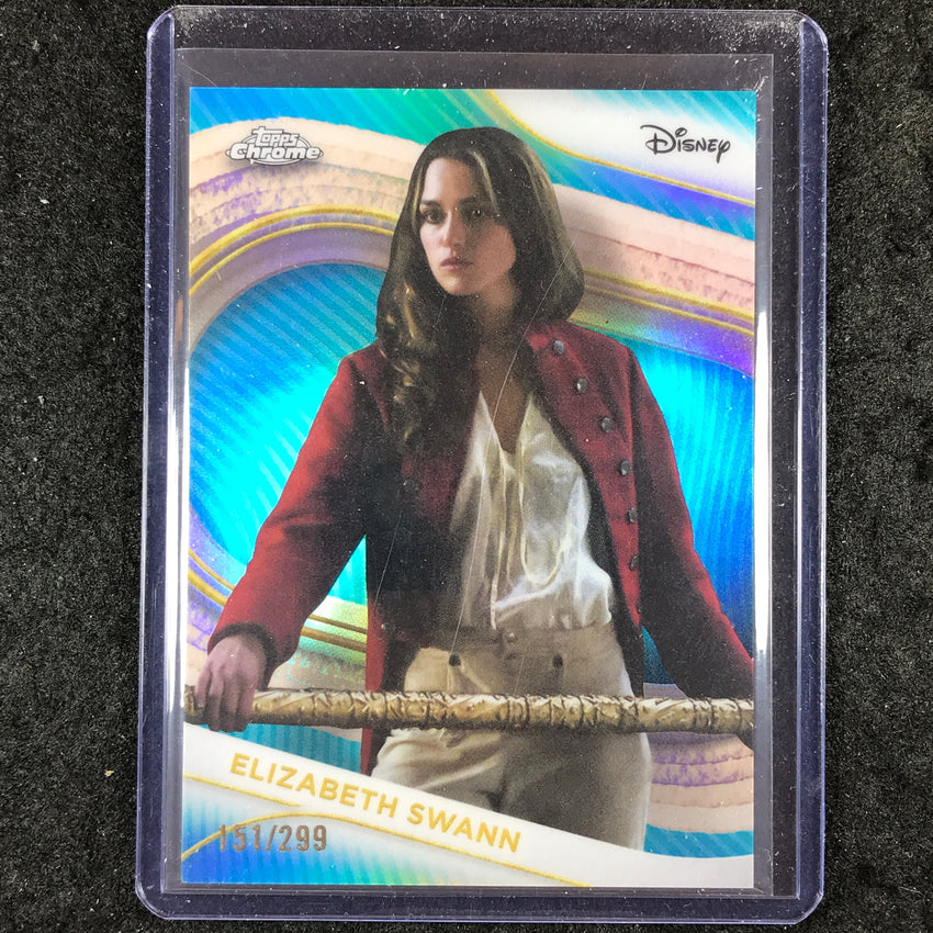 2025 Topps Chrome Disney ELIZABETH SWANN Teal 151/299 #4