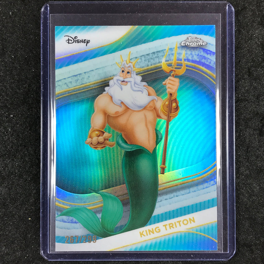 2025 Topps Chrome Disney KING TRITON Teal 267/299 #61