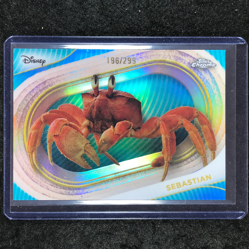 2025 Topps Chrome Disney SEBASTIAN (LIVE ACTION) Teal 196/299 #64