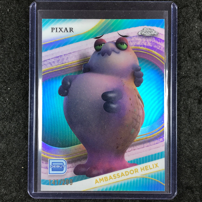 2025 Topps Chrome Disney AMBASSADOR HELIX Teal 141/299 #139
