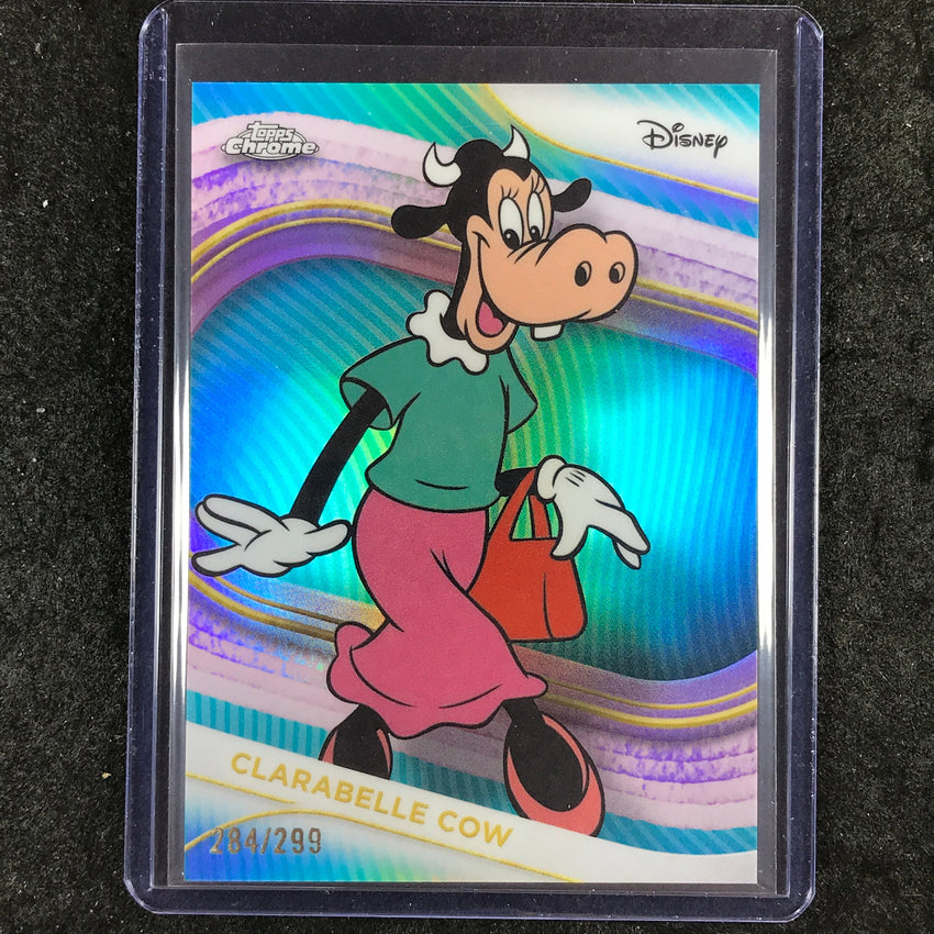 2025 Topps Chrome Disney CLARABELLE COW Teal 284/299 #165