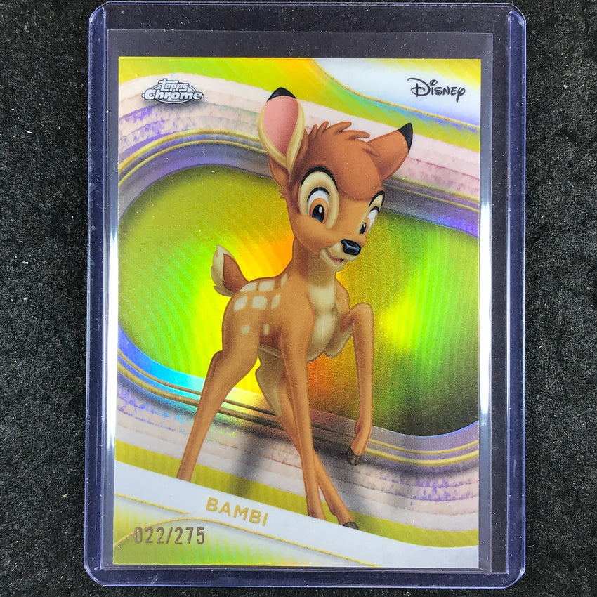 2025 Topps Chrome Disney BAMBI Yellow 22/275 #7