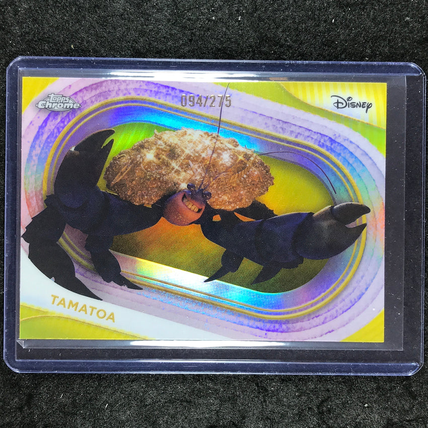 2025 Topps Chrome Disney TAMATOA Yellow 94/275 #18