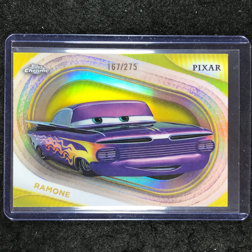 2025 Topps Chrome Disney RAMONE Yellow 167/275 #52