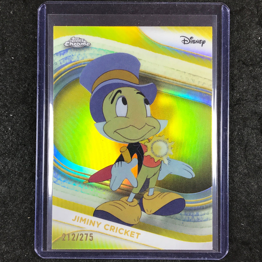 2025 Topps Chrome Disney JIMINY CRICKET Yellow 212/275 #86