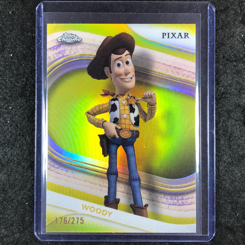 2025 Topps Chrome Disney WOODY Yellow 176/275 #89