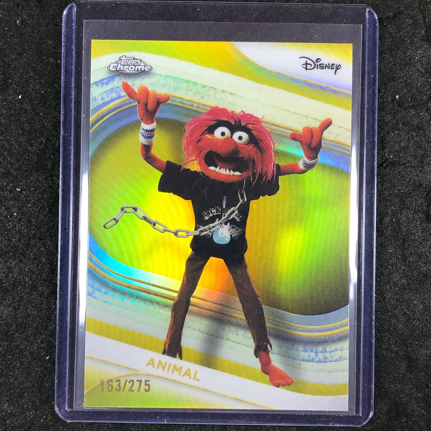 2025 Topps Chrome Disney ANIMAL Yellow 163/275 #124