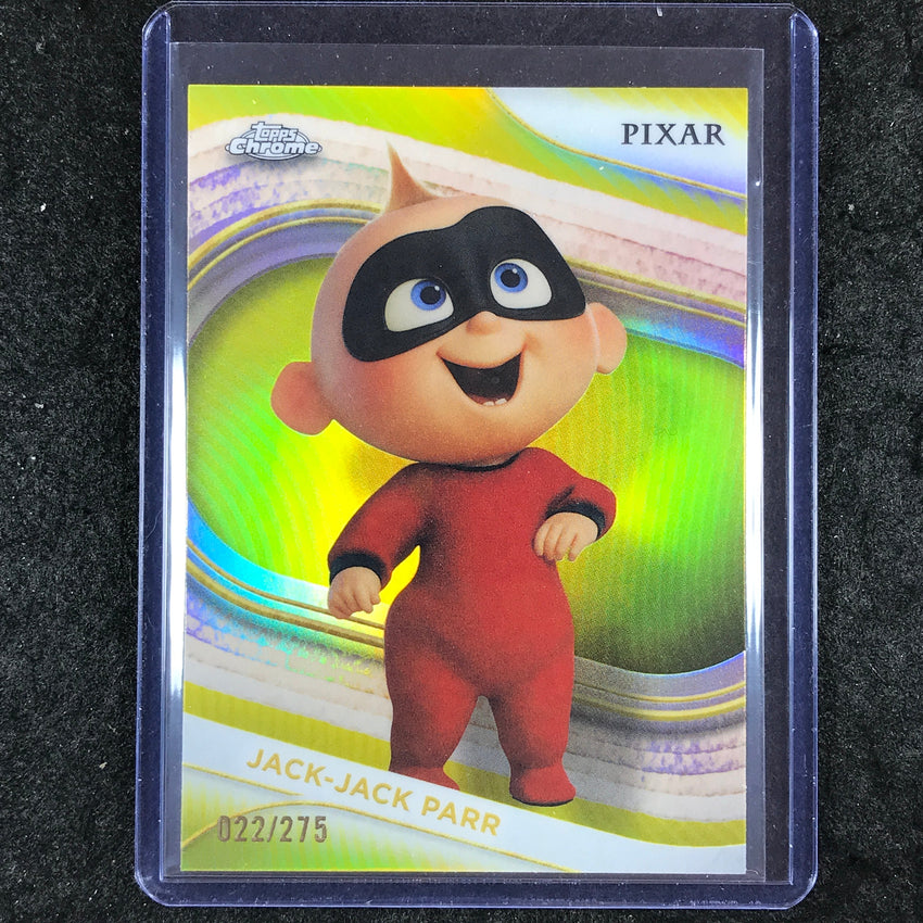2025 Topps Chrome Disney JACK-JACK PARR Yellow 22/275 #153
