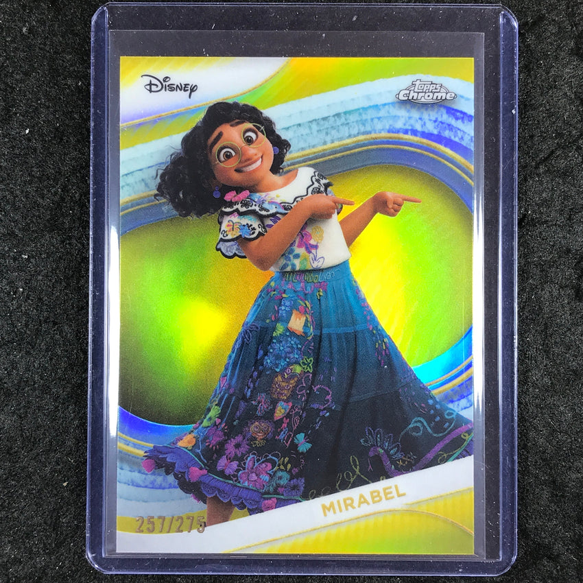 2025 Topps Chrome Disney MIRABEL Yellow 257/275 #162