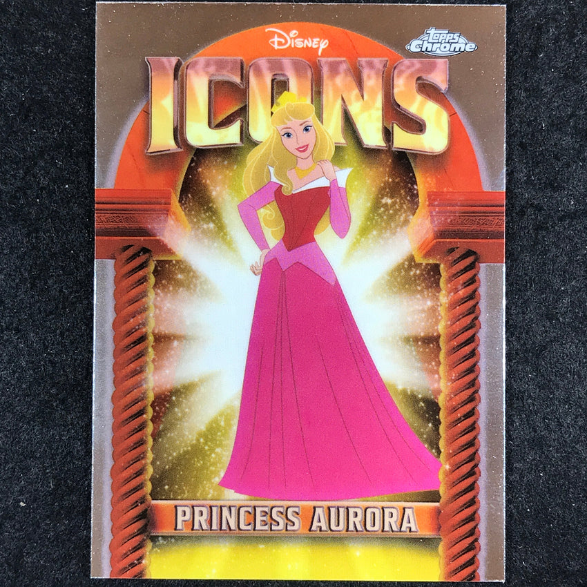 2025 Topps Chrome Disney PRINCESS AURORA Disney Icons Base #DI-12