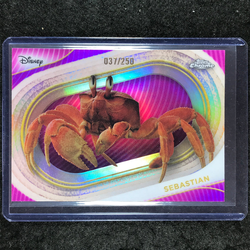 2025 Topps Chrome Disney SEBASTIAN (LIVE ACTION) Pink 37/250 #64