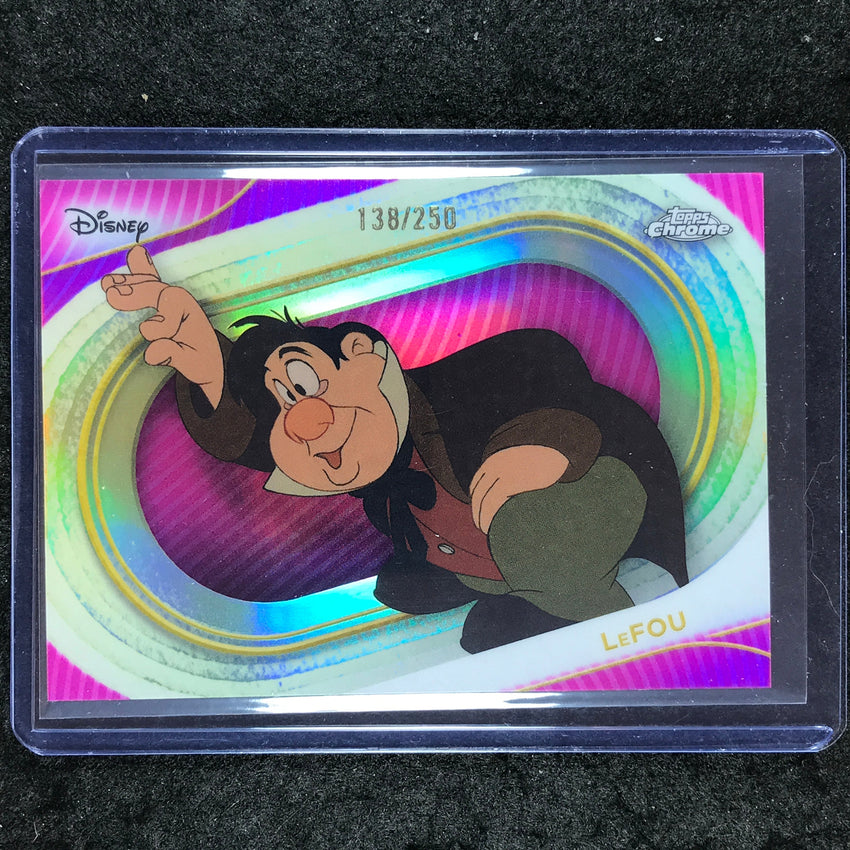 2025 Topps Chrome Disney LEFOU Pink 138/250 #128