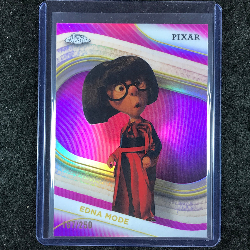 2025 Topps Chrome Disney EDNA MODE Pink 167/250 #154