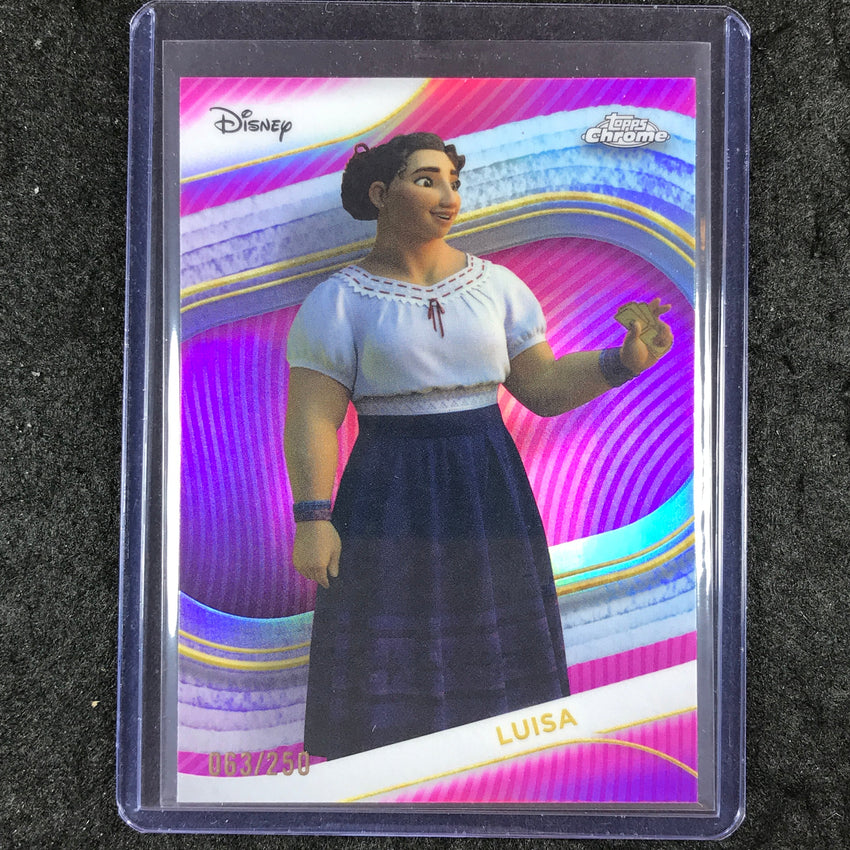 2025 Topps Chrome Disney LUISA Pink 63/250 #163