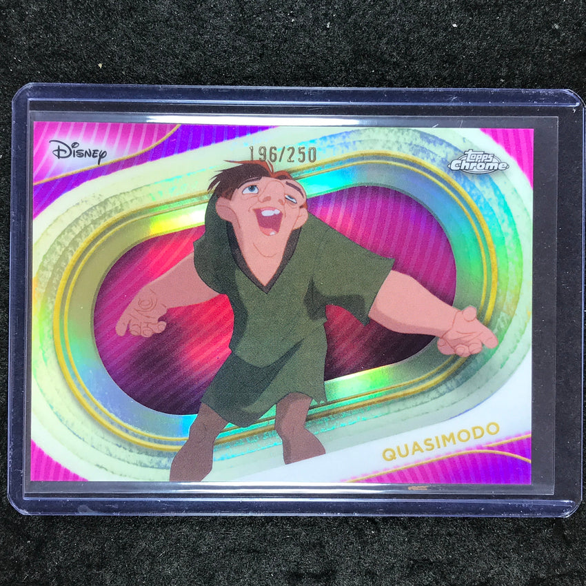 2025 Topps Chrome Disney QUASIMODO Pink 196/250 #194