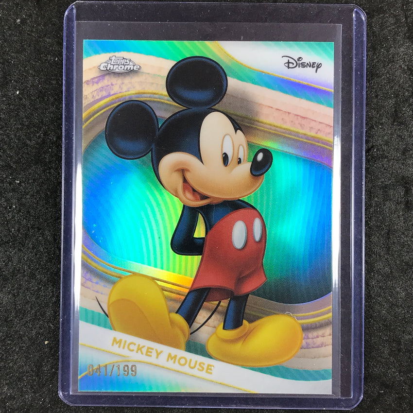 2025 Topps Chrome Disney MICKEY MOUSE Teal 41/199 #1