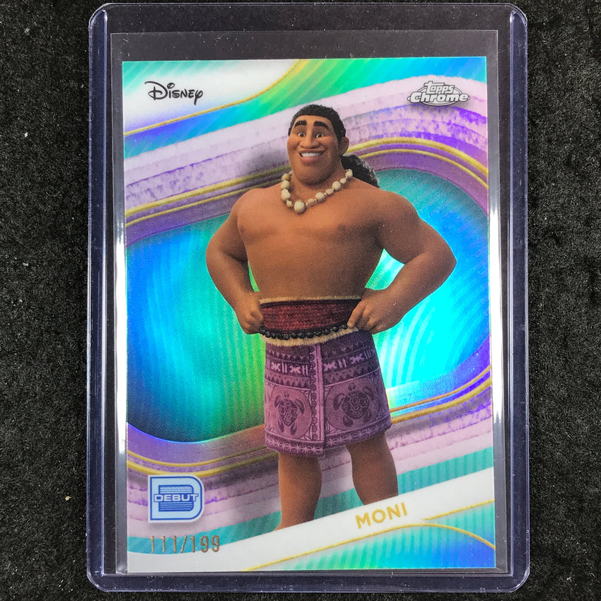 2025 Topps Chrome Disney MONI Teal 111/199 #14