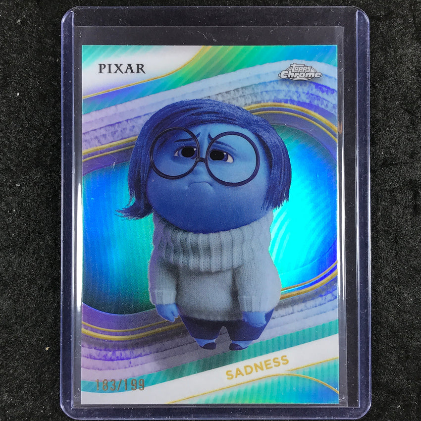 2025 Topps Chrome Disney SADNESS Teal 183/199 #83