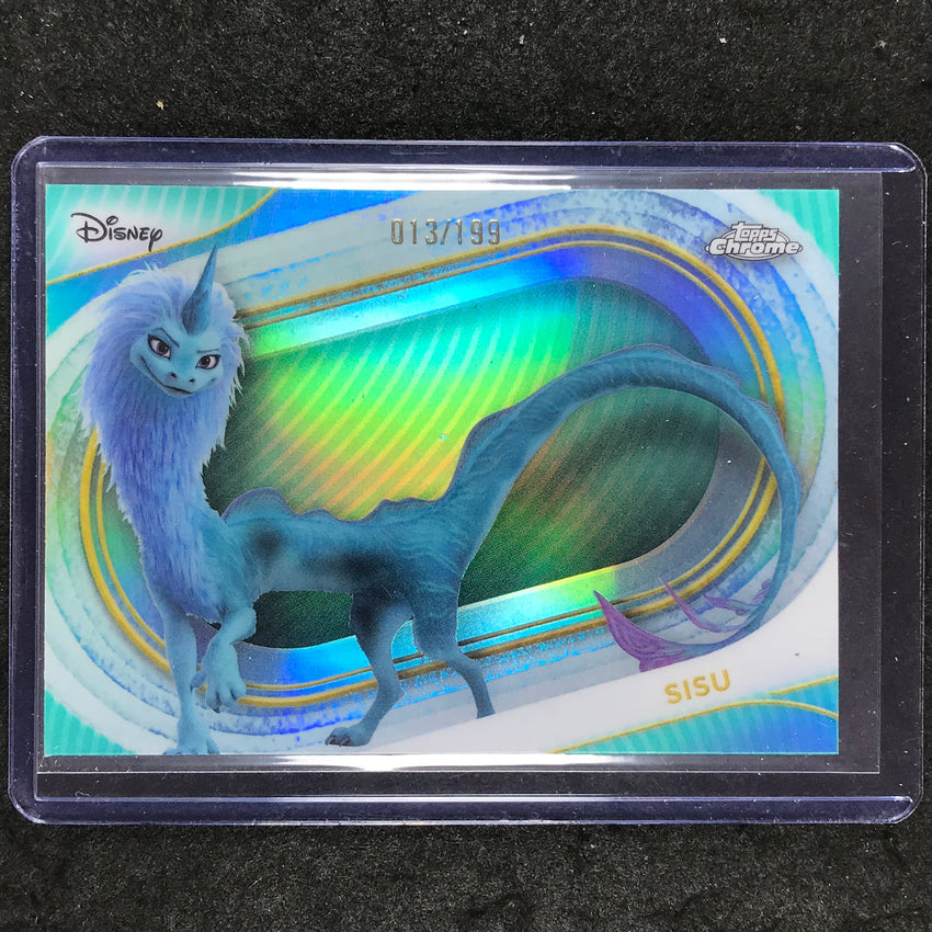 2025 Topps Chrome Disney SISU Teal 13/199 #193