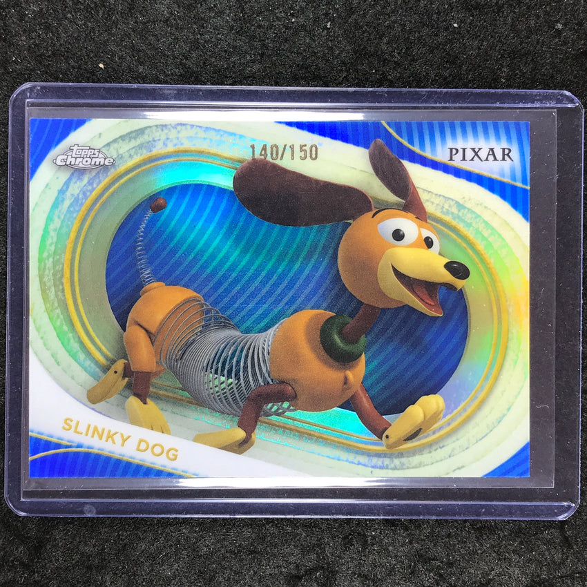 2025 Topps Chrome Disney SLINKY DOG Blue 140/150 #91