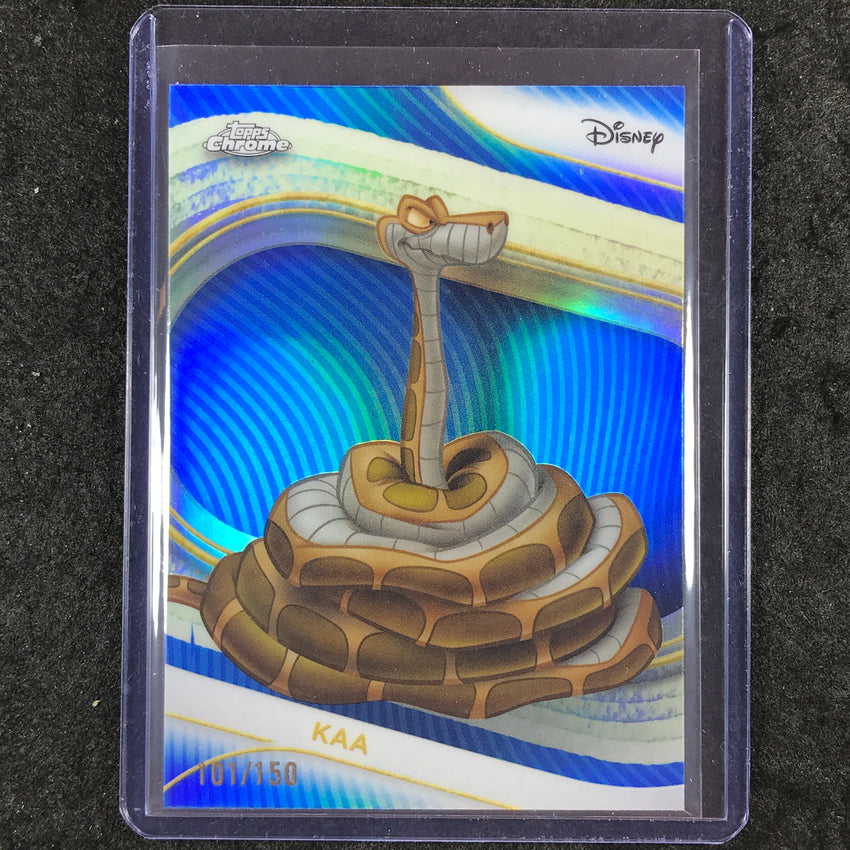 2025 Topps Chrome Disney KAA Blue 101/150 #109