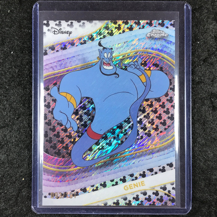 2025 Topps Chrome Disney GENIE Mickey Mouse Black and White Shimmer 93/101 #183