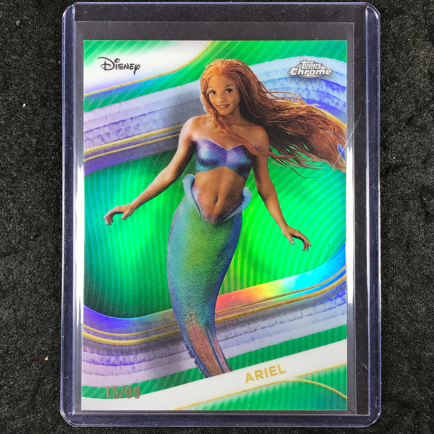 2025 Topps Chrome Disney ARIEL (LIVE ACTION) Green 15/99 #63