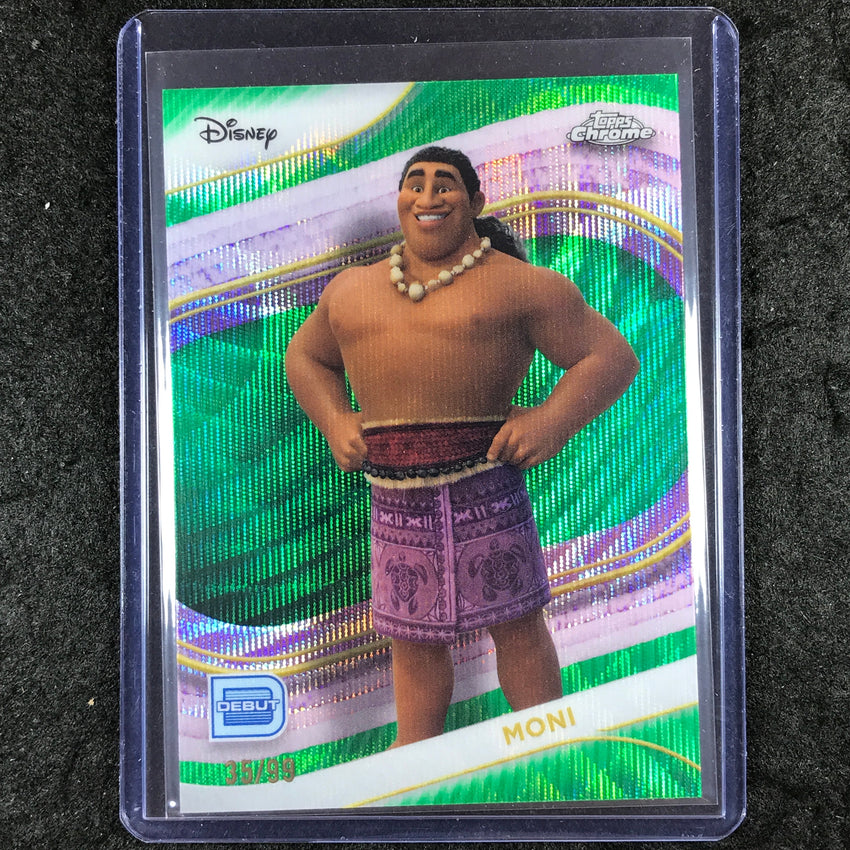 2025 Topps Chrome Disney MONI Green Wave 35/99 #14