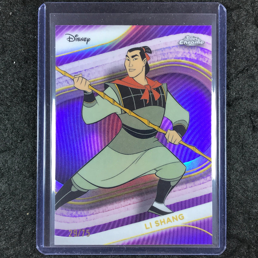 2025 Topps Chrome Disney LI SHANG Purple 29/75 #41