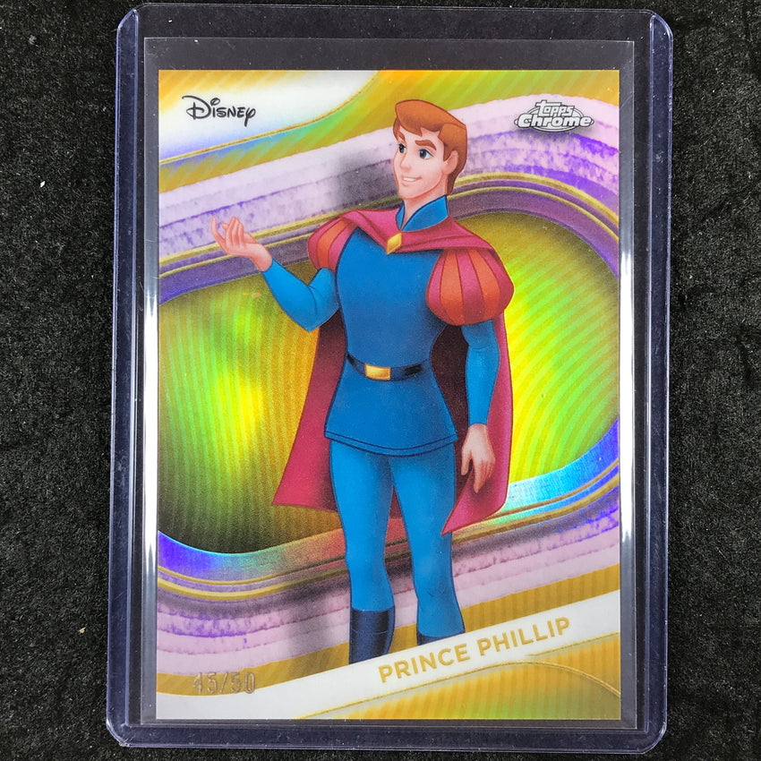 2025 Topps Chrome Disney PRINCE PHILLIP Gold 45/50 #121
