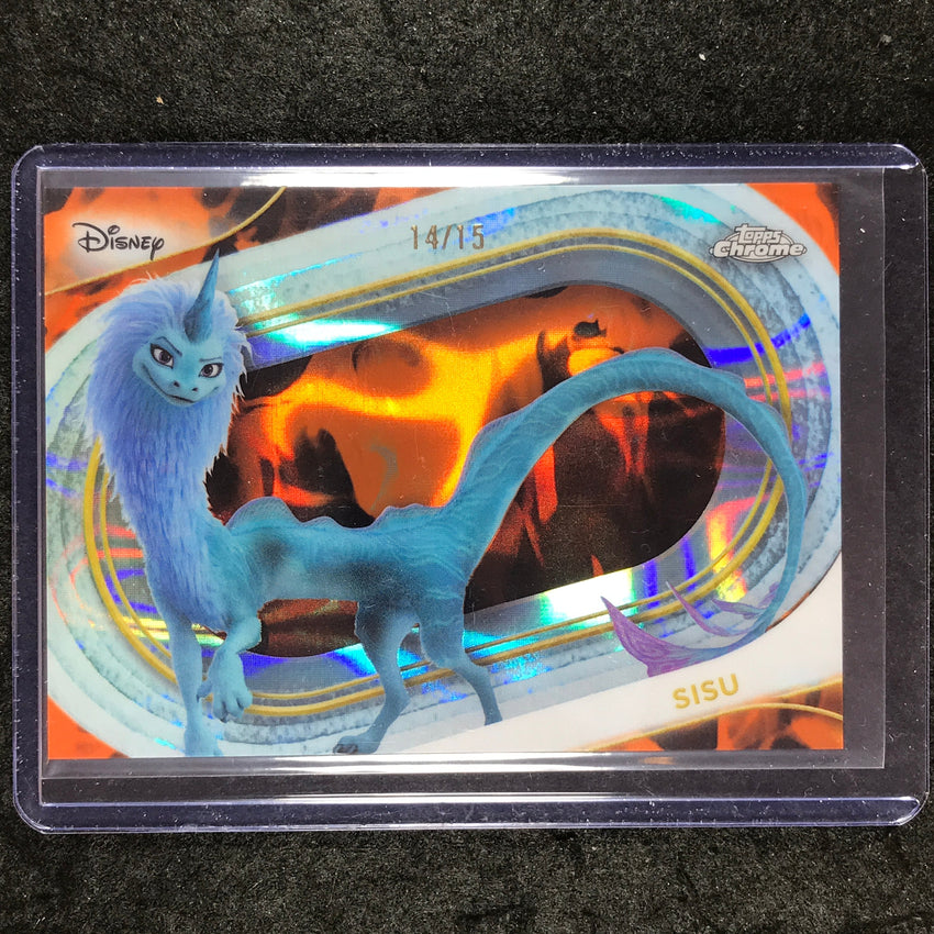 2025 Topps Chrome Disney SISU Toy Story 15th Anniversary Lava 14/15 #193