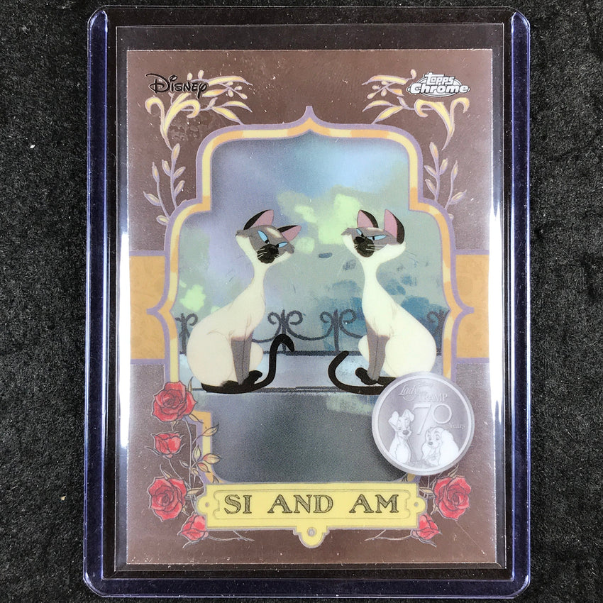 2025 Topps Chrome Disney SI AND AM Lady and the Tramp 70th Anniversary SP #2