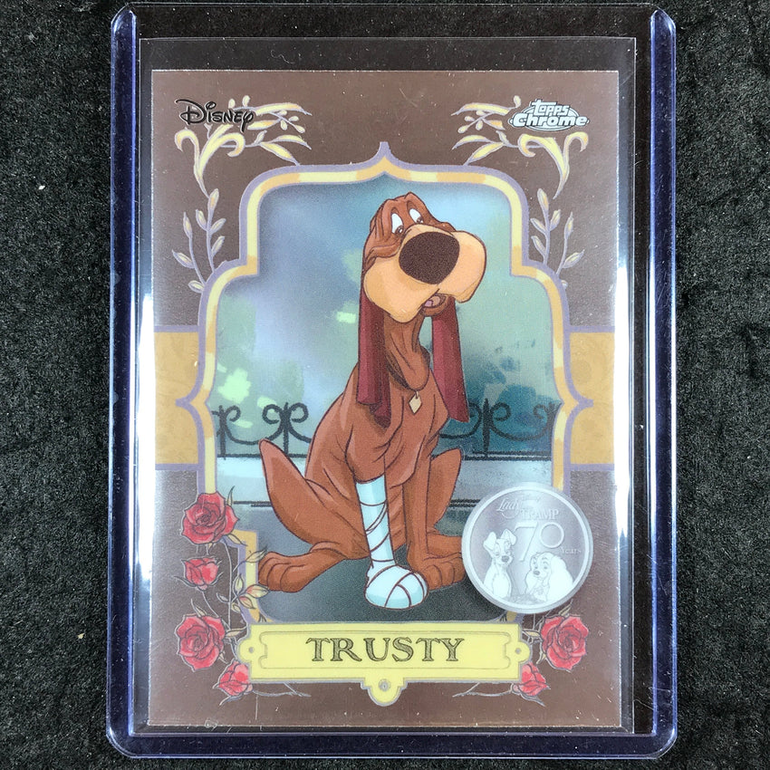 2025 Topps Chrome Disney TRUSTY Lady and the Tramp 70th Anniversary SP #4