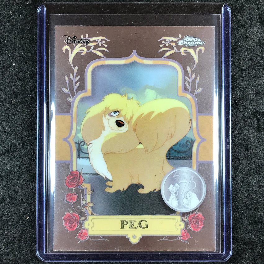2025 Topps Chrome Disney PEG Lady and the Tramp 70th Anniversary SP #7