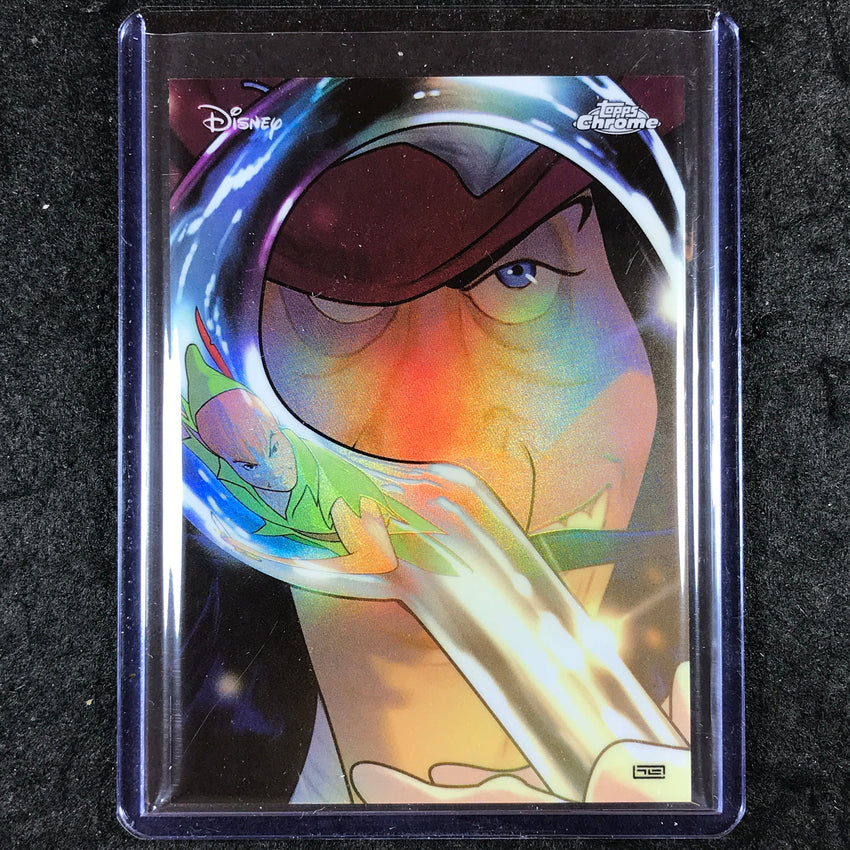 2025 Topps Chrome Disney CAPTAIN HOOK AND PETER PAN Disney Reflections SSP #2