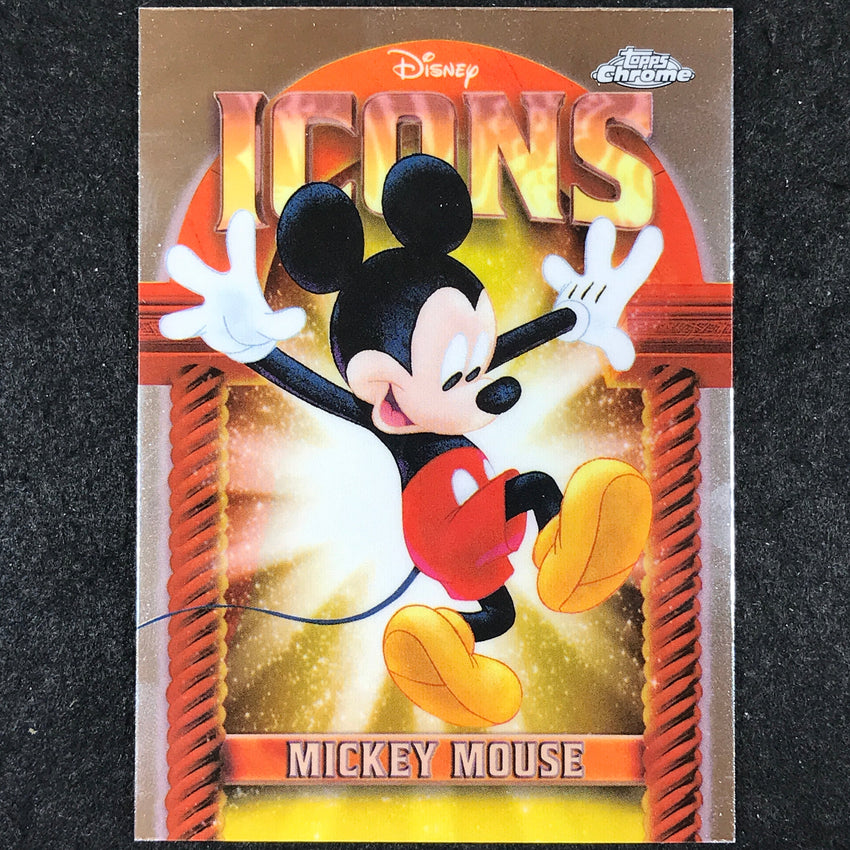 2025 Topps Chrome Disney MICKEY MOUSE Disney Icons Base #DI-1