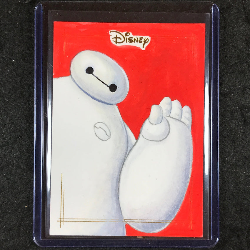 2025 Topps Chrome Disney BAYMAX Artist Sketch 1/1 NEIL CAMERA