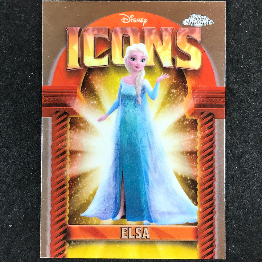 2025 Topps Chrome Disney ELSA Disney Icons Base #DI-24