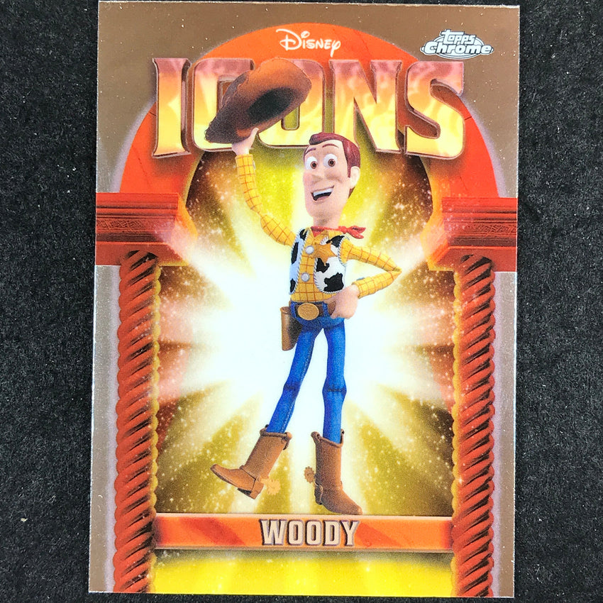 2025 Topps Chrome Disney WOODY Disney Icons Base #DI-25