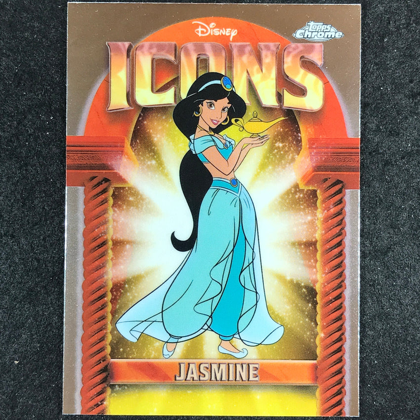 2025 Topps Chrome Disney JASMINE Disney Icons Base #DI-32