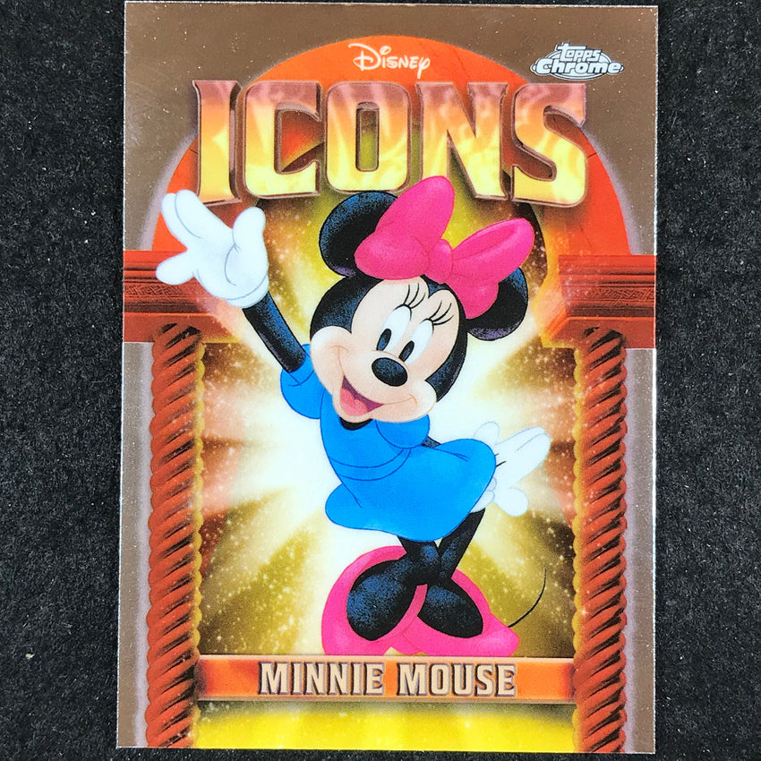 2025 Topps Chrome Disney MINNIE MOUSE Disney Icons Base #DI-36