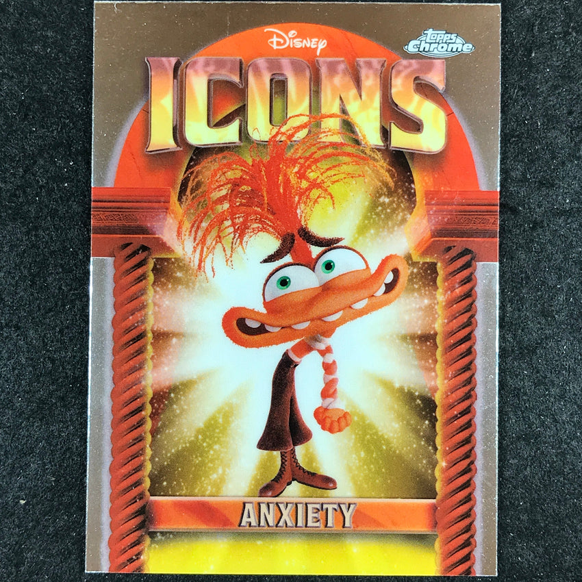 2025 Topps Chrome Disney ANXIETY Disney Icons Base #DI-38