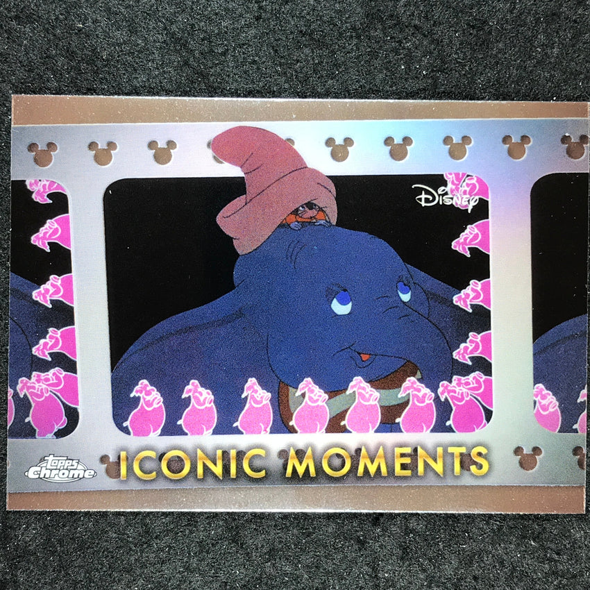 2025 Topps Chrome Disney PINK ELEPHANTS ON PARADE Iconic Moments Base #IM-3