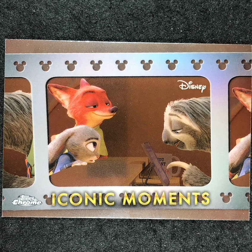 2025 Topps Chrome Disney NAVIGATING THE DMV Iconic Moments Base #IM-12