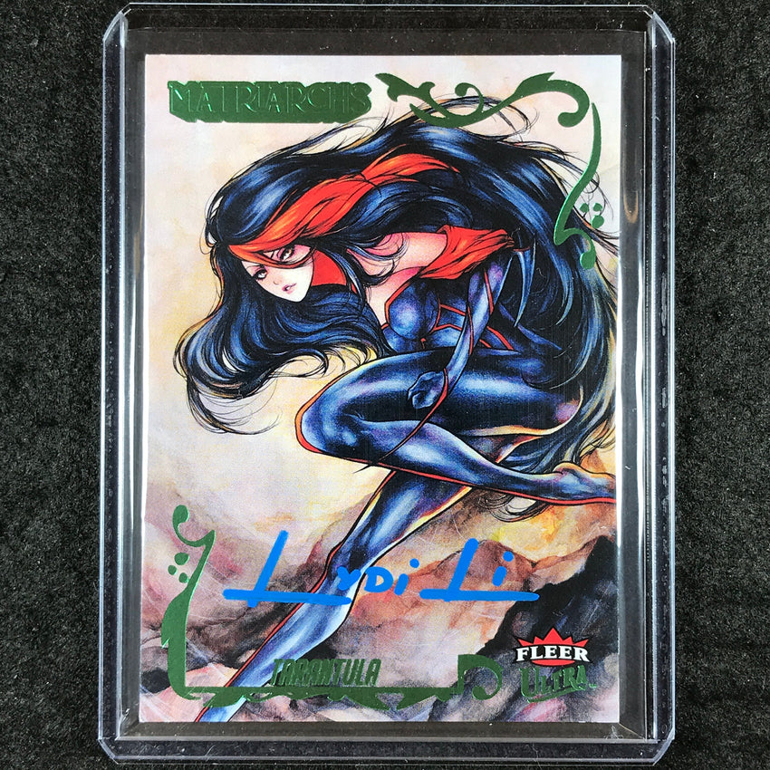 2024 Matriarchs of Marvel TARANTULA LYDI LI Green Foil Auto 21/80 #76
