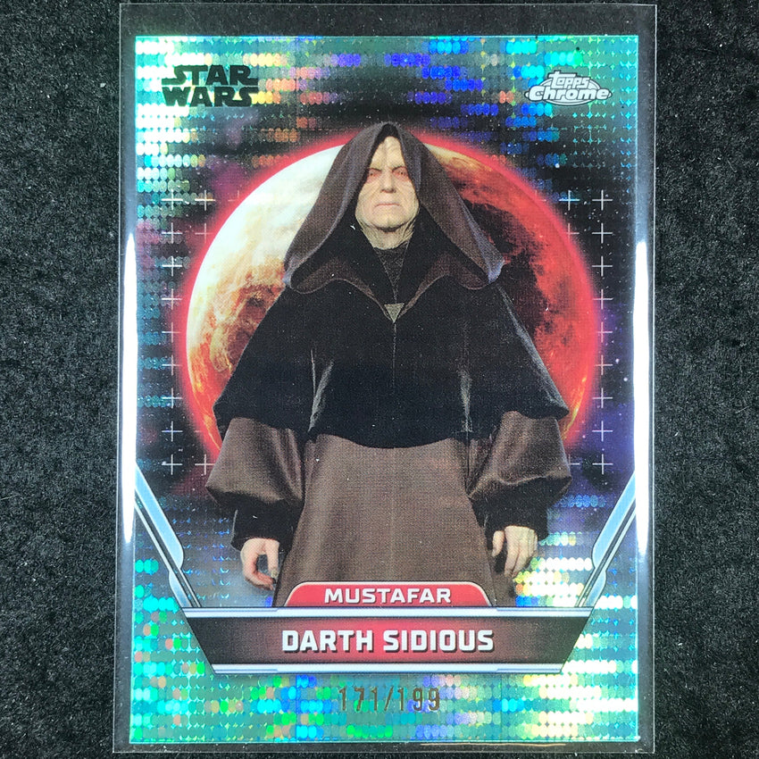 2024 Stars Wars Hyperspace DARTH SIDIOUS Base Aqua Sonar /199 #100