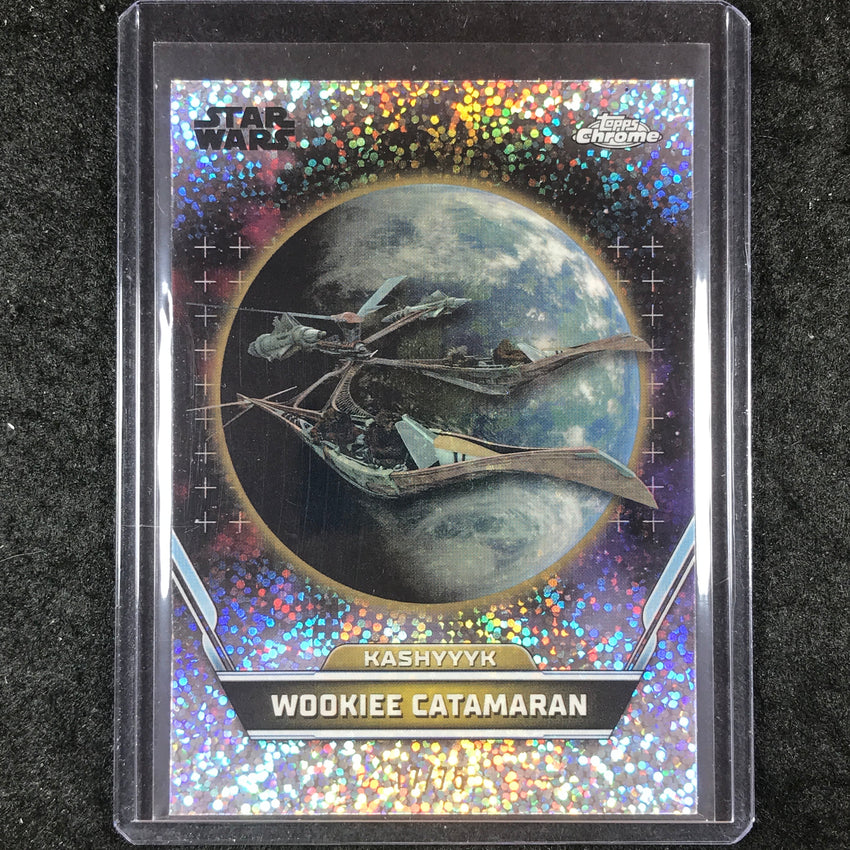 2024 Stars Wars Hyperspace WOOKIEE CATAMARAN Base Galactic Dust 17/75 #19